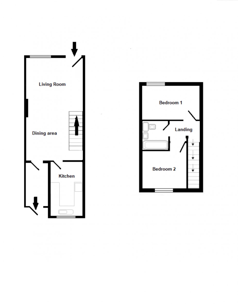 Floorplan for Napier Road, Southsea