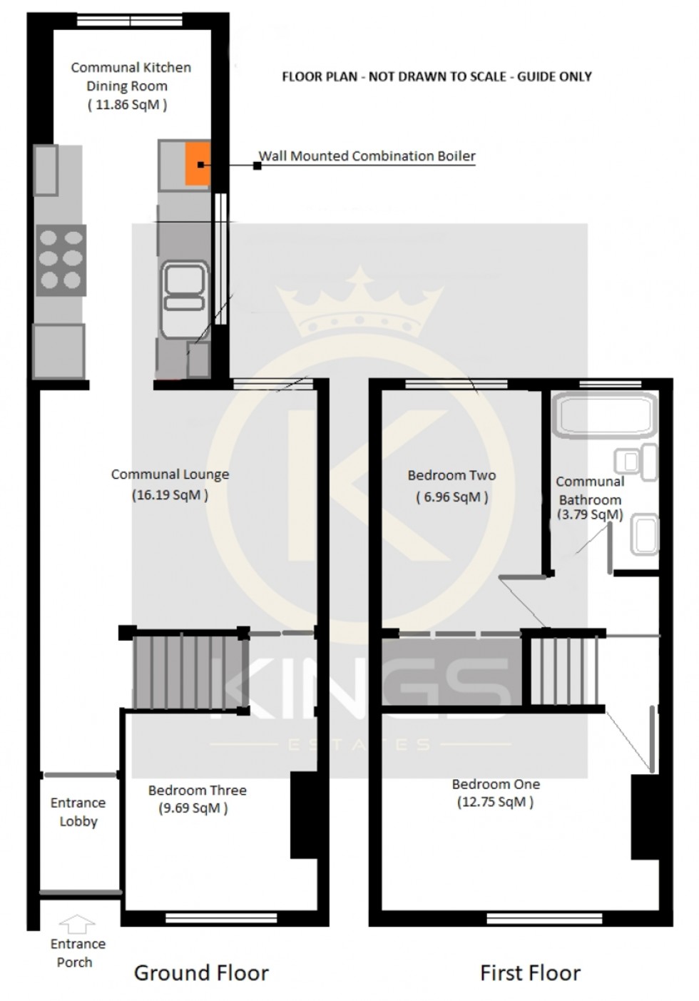 Floorplan for Lincoln Road, Portsmouth