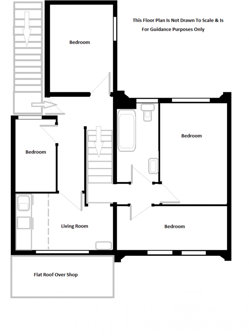 Floorplan for Albert Road, Southsea, Portsmouth