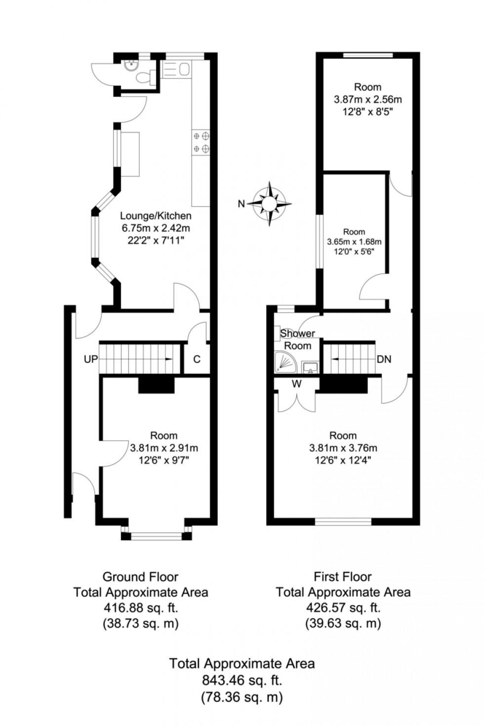 Floorplan for Talbot Road, Southsea