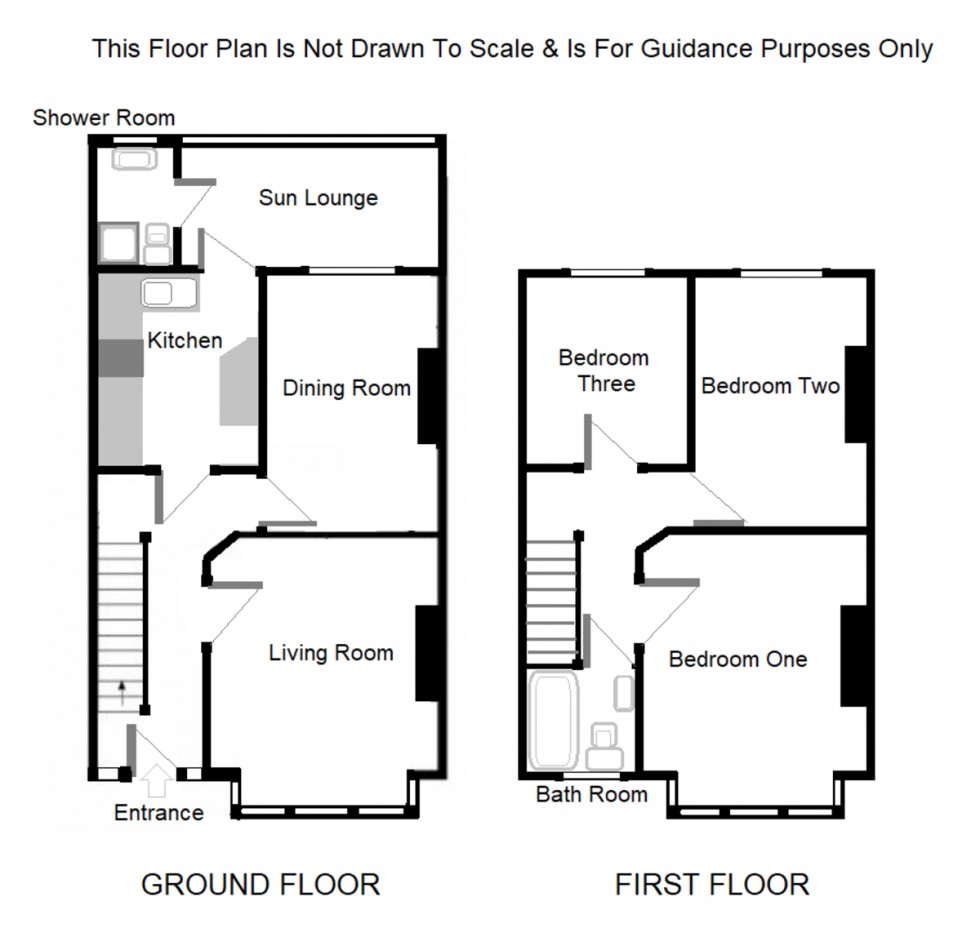 Floorplan for Priory Crescent, Southsea