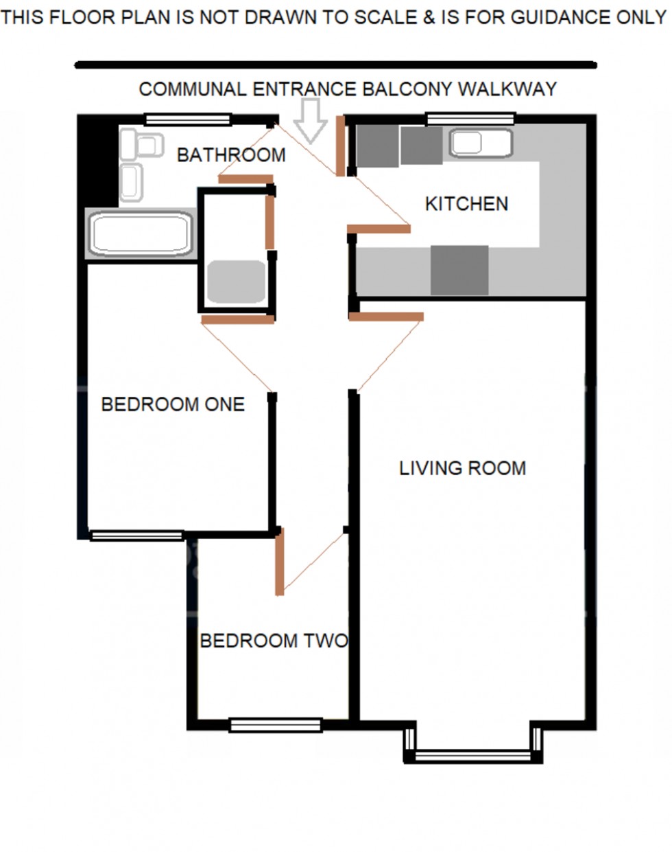 Floorplan for Albert Road, Southsea