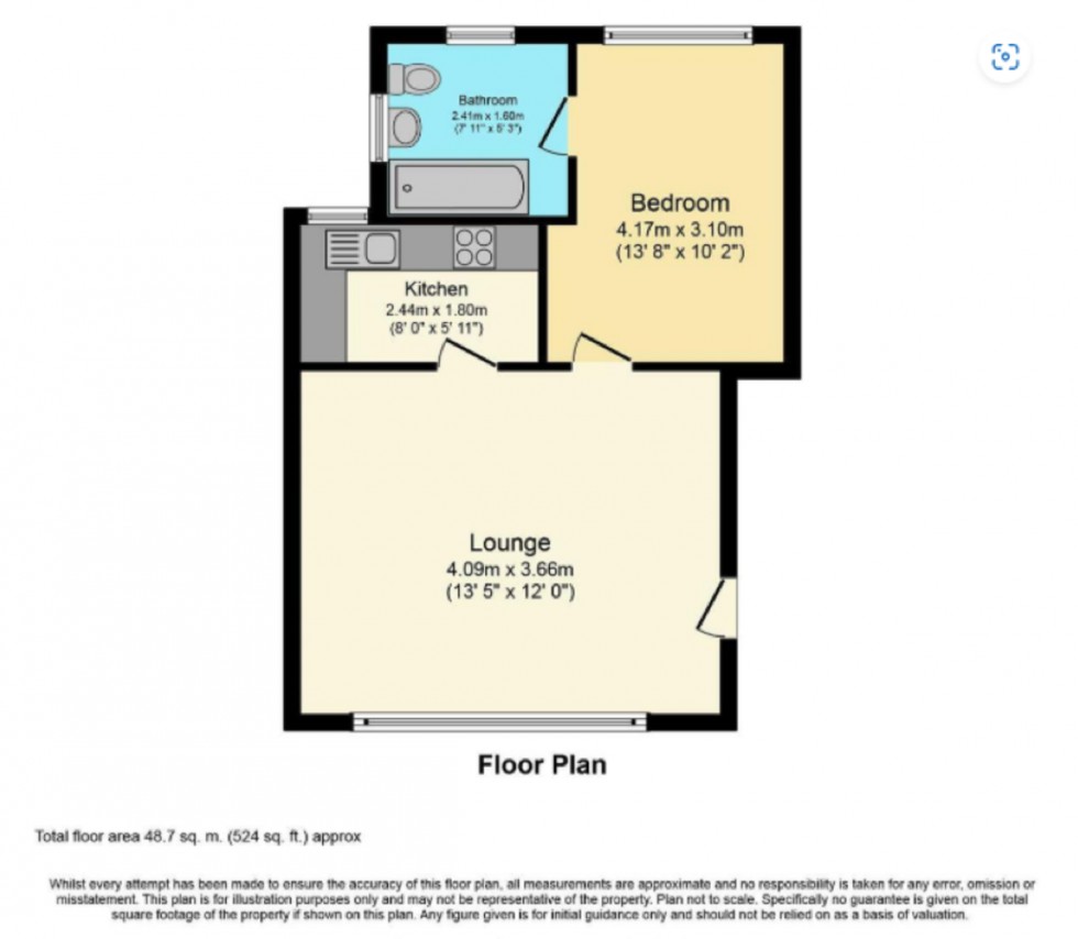 Floorplan for Woodside Road, Southampton
