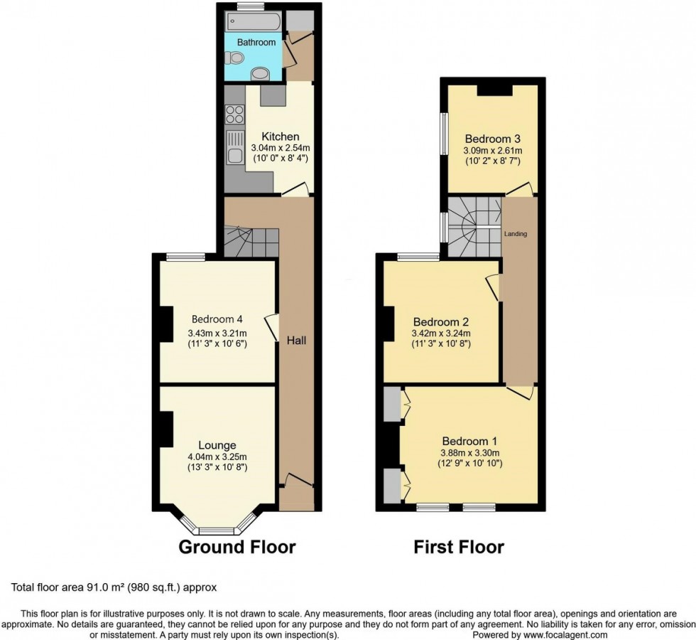 Floorplan for Clausentum Road, Southampton