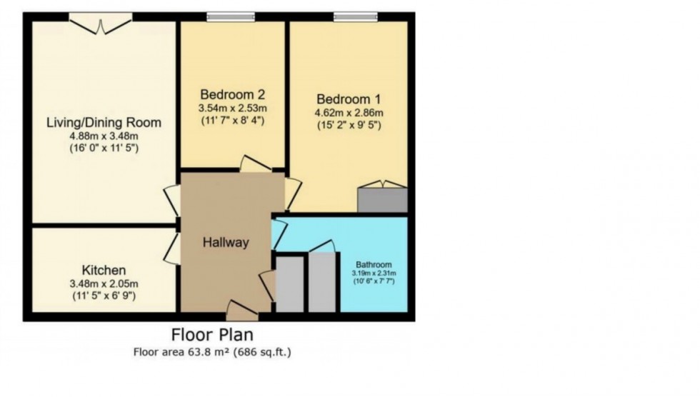 Floorplan for Carpathia Drive, Southampton