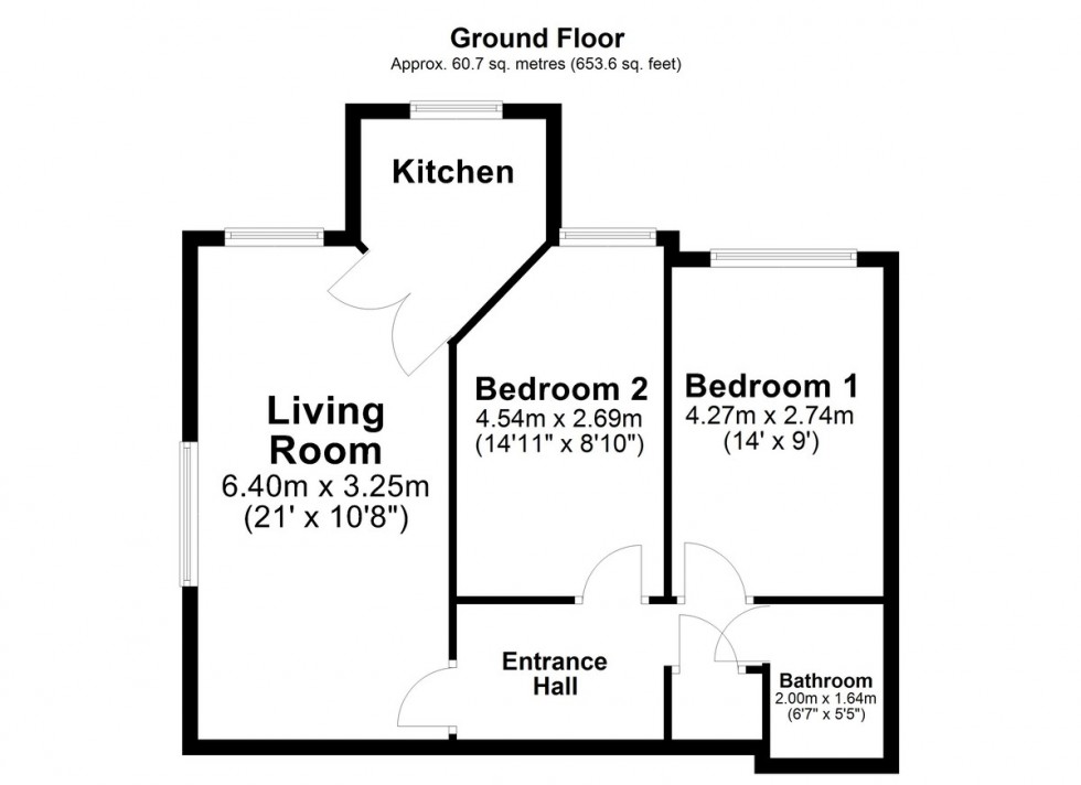 Floorplan for Dawtrey Court