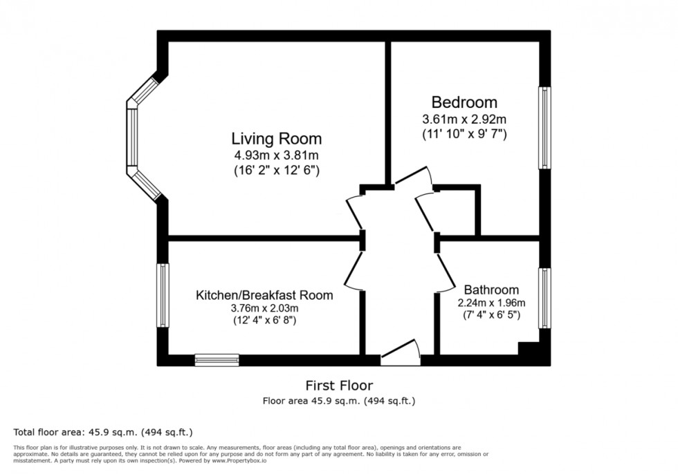 Floorplan for Grosvenor Road