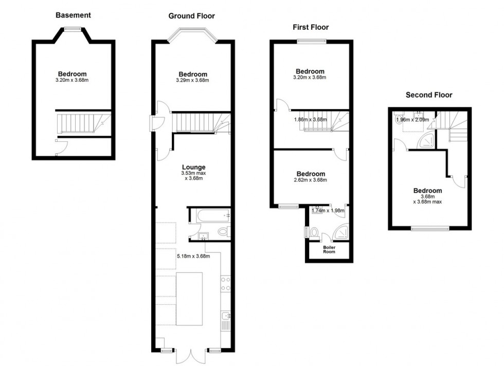 Floorplan for Denzil Road, Guildford