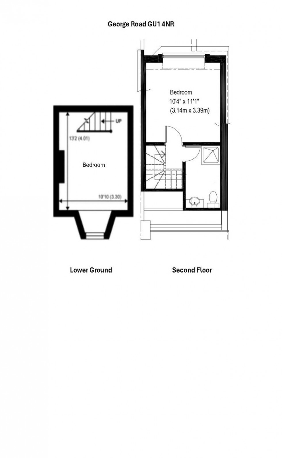 Floorplan for George Road, Guildford