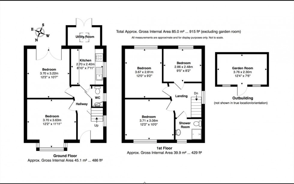 Floorplan for New Cross Road, Guildford