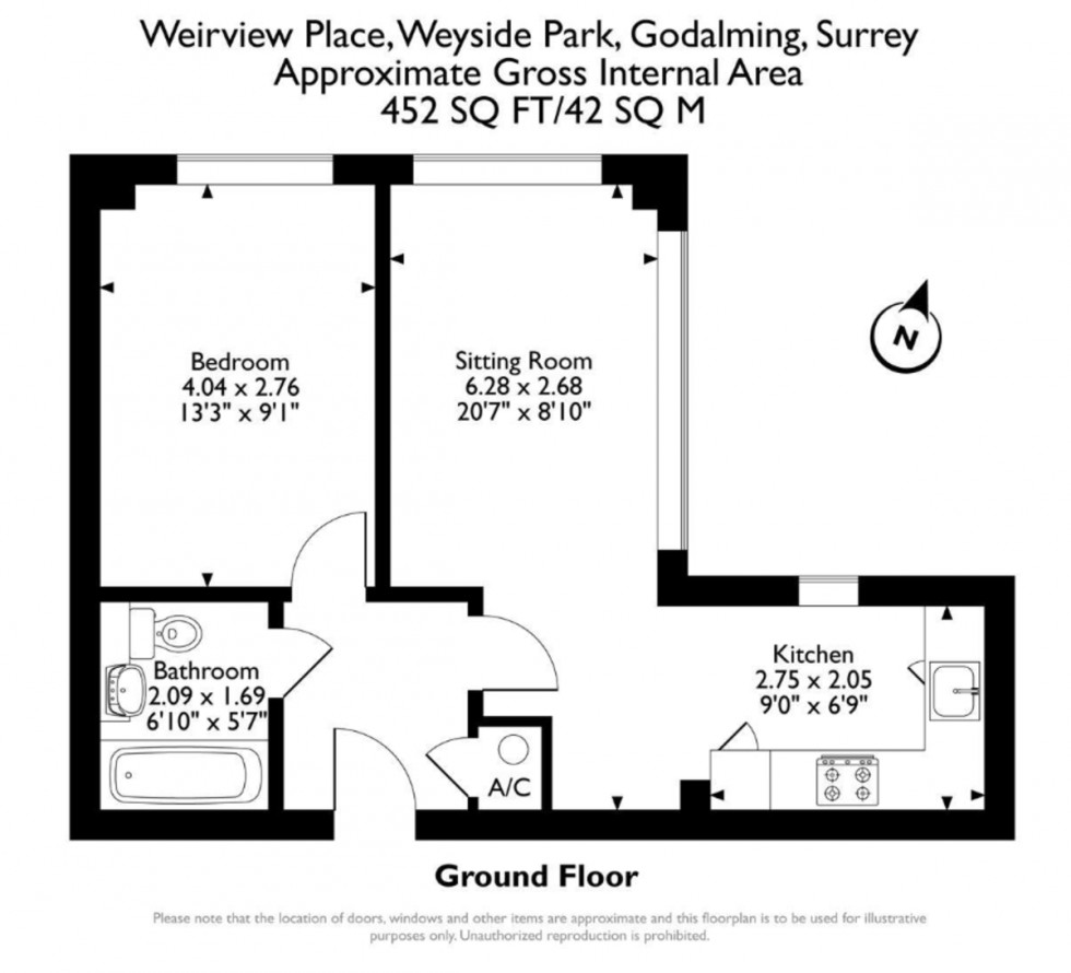Floorplan for Catteshall Lane, Guildford, Surrey