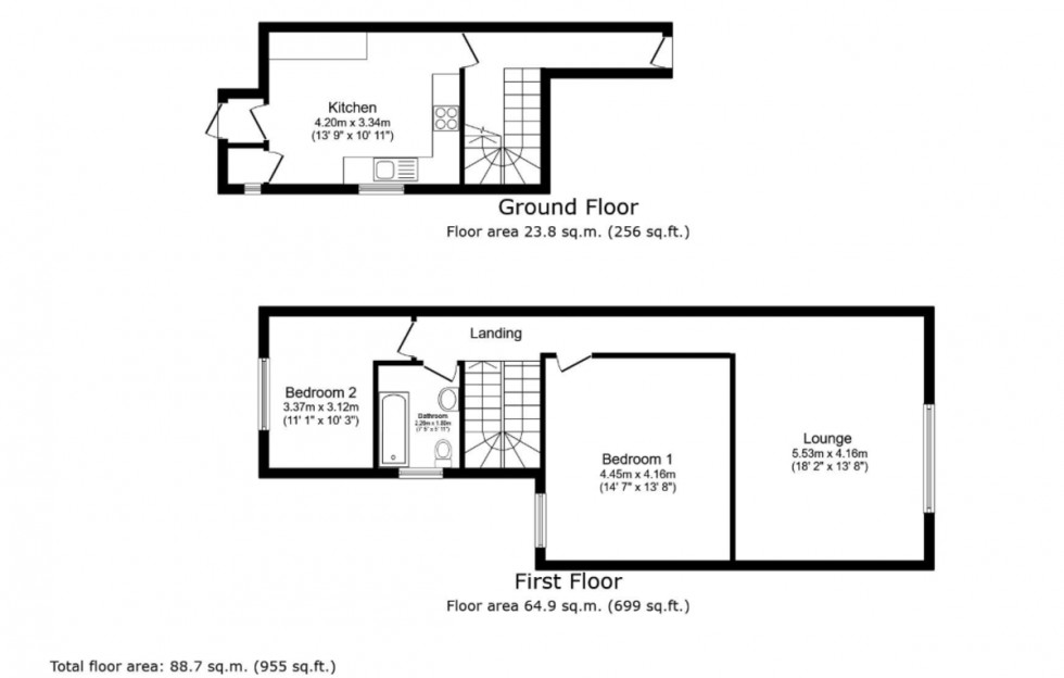 Floorplan for Copnor Road, Portsmouth