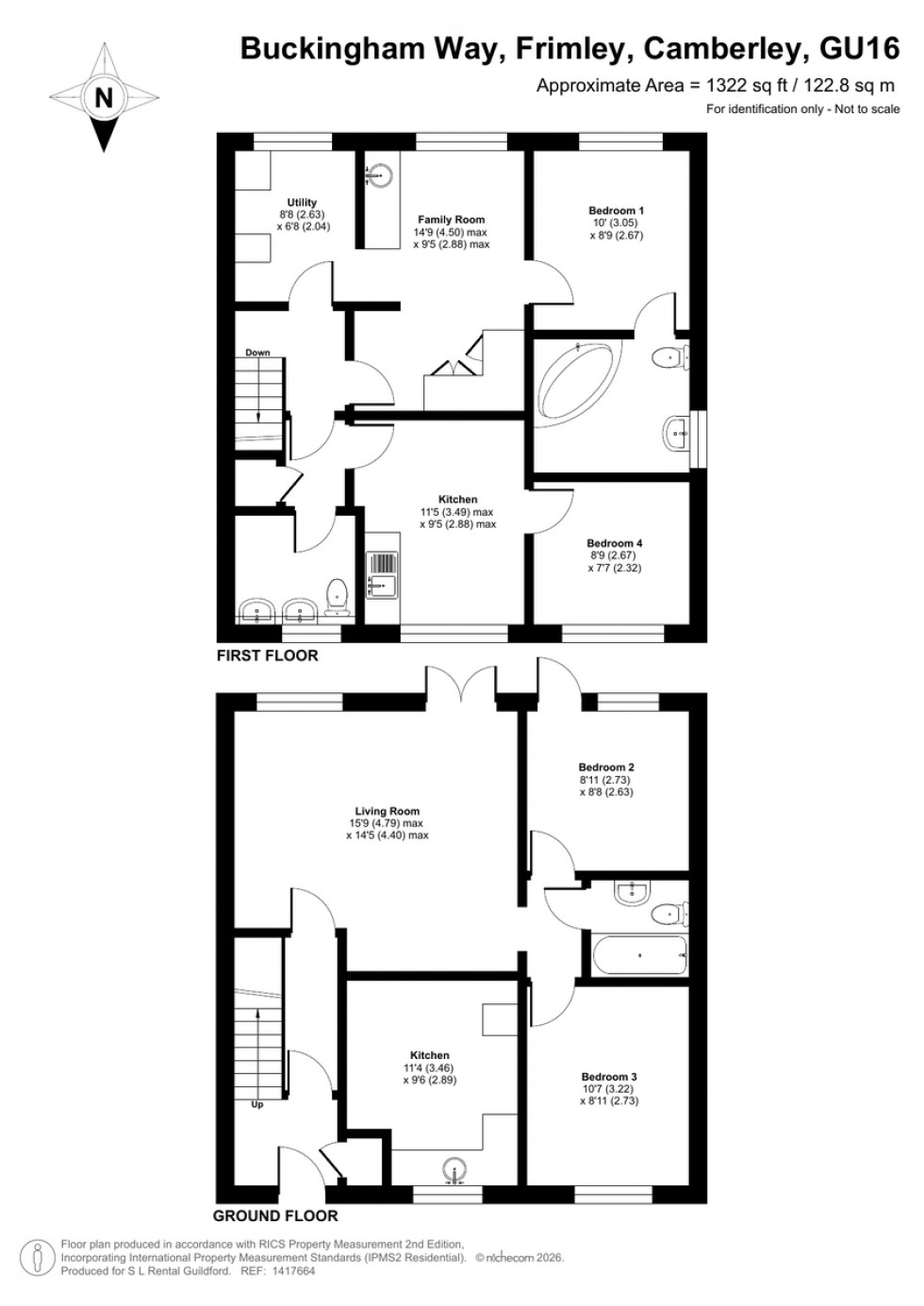Floorplan for Buckingham Way